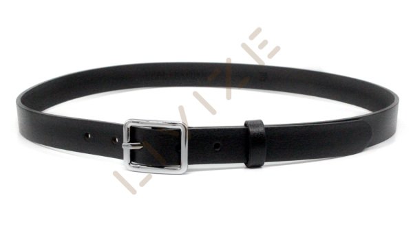 Hakiki Deri Kare Gümüş Tokalı 2,5cm Kadın Kemeri