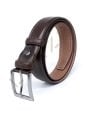 Hakiki Deri Klasik 3,5cm Erkek Kemeri - Çift Kat Derili