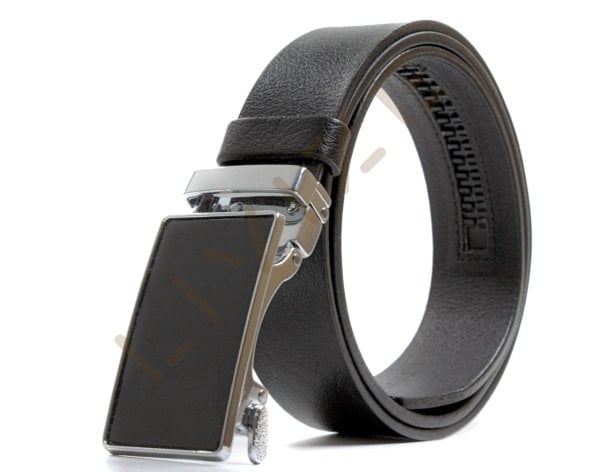 Hakiki Deri Otomatik Çerçeve Tokalı 3,5cm Erkek Kemeri