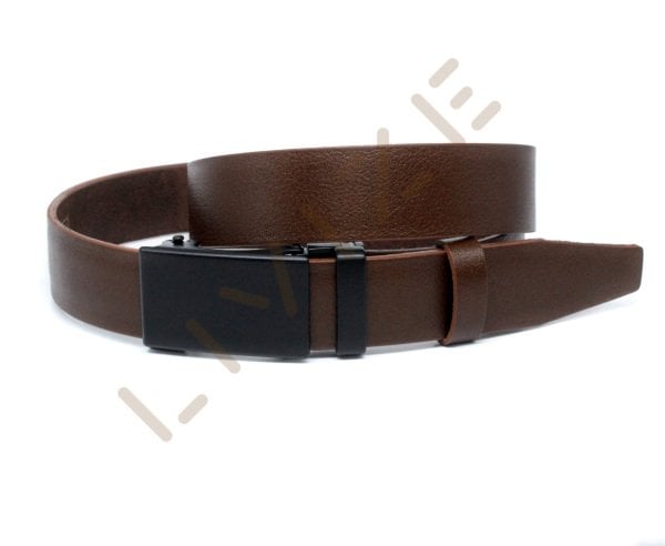 Hakiki Deri Otomatik Tokalı Kemer Düz Tokalı 3,5cm Erkek Kemeri