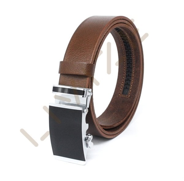Hakiki Deri Otomatik HB Tokalı 3,5cm Erkek Kemeri