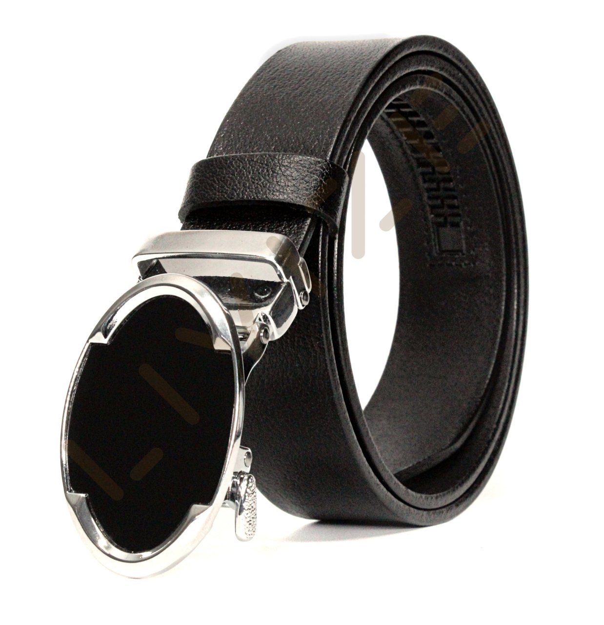 Hakiki Deri Otomatik Oval Tokalı 3,5cm Erkek Kemeri