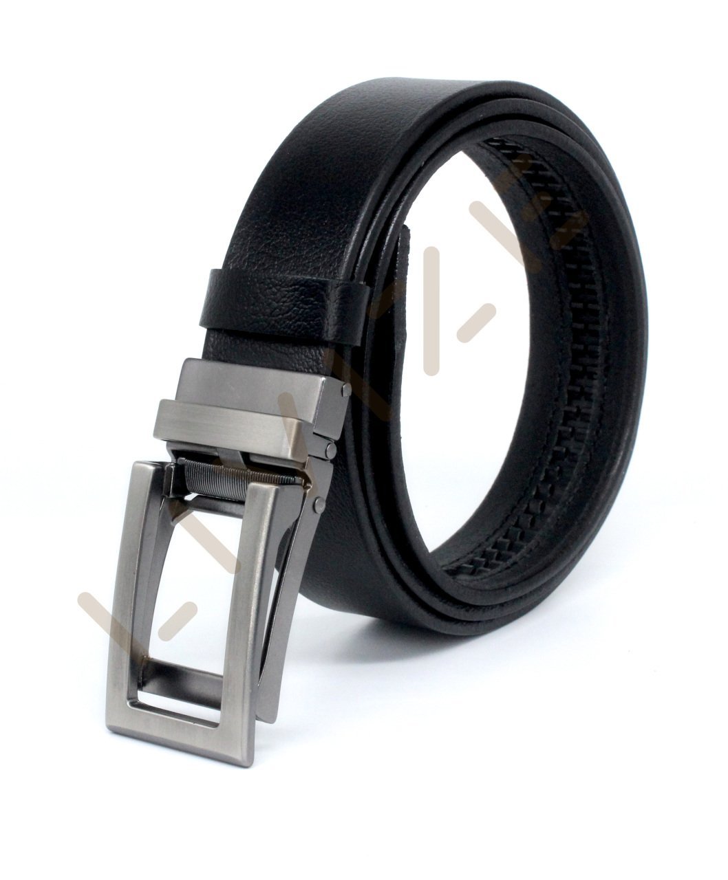 Hakiki Deri Otomatik Krom U Tokalı 3,5cm Erkek Kemeri