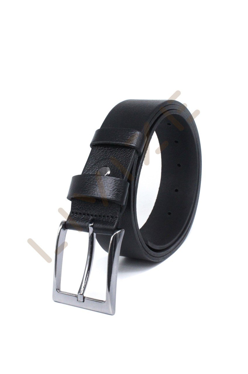 Hakiki Deri Duz Tokalı 4cm Erkek Kemeri