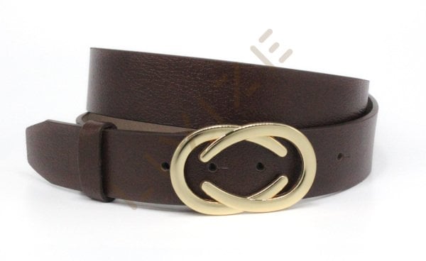 Hakiki Deri AN Sarı Tokalı 4cm Kadın Kemeri