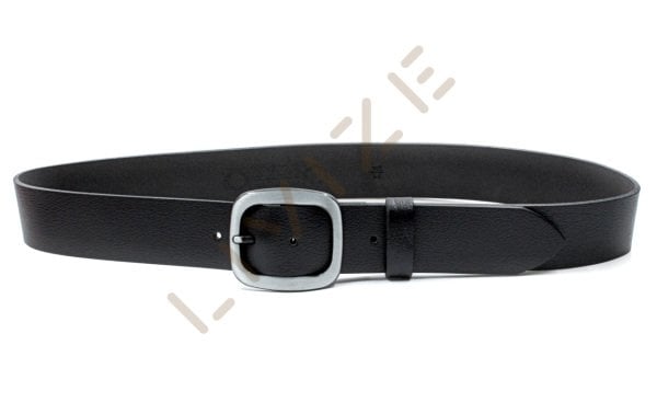 Hakiki Deri  Dikdörtgen Tokalı 4,5cm Kot Kemeri