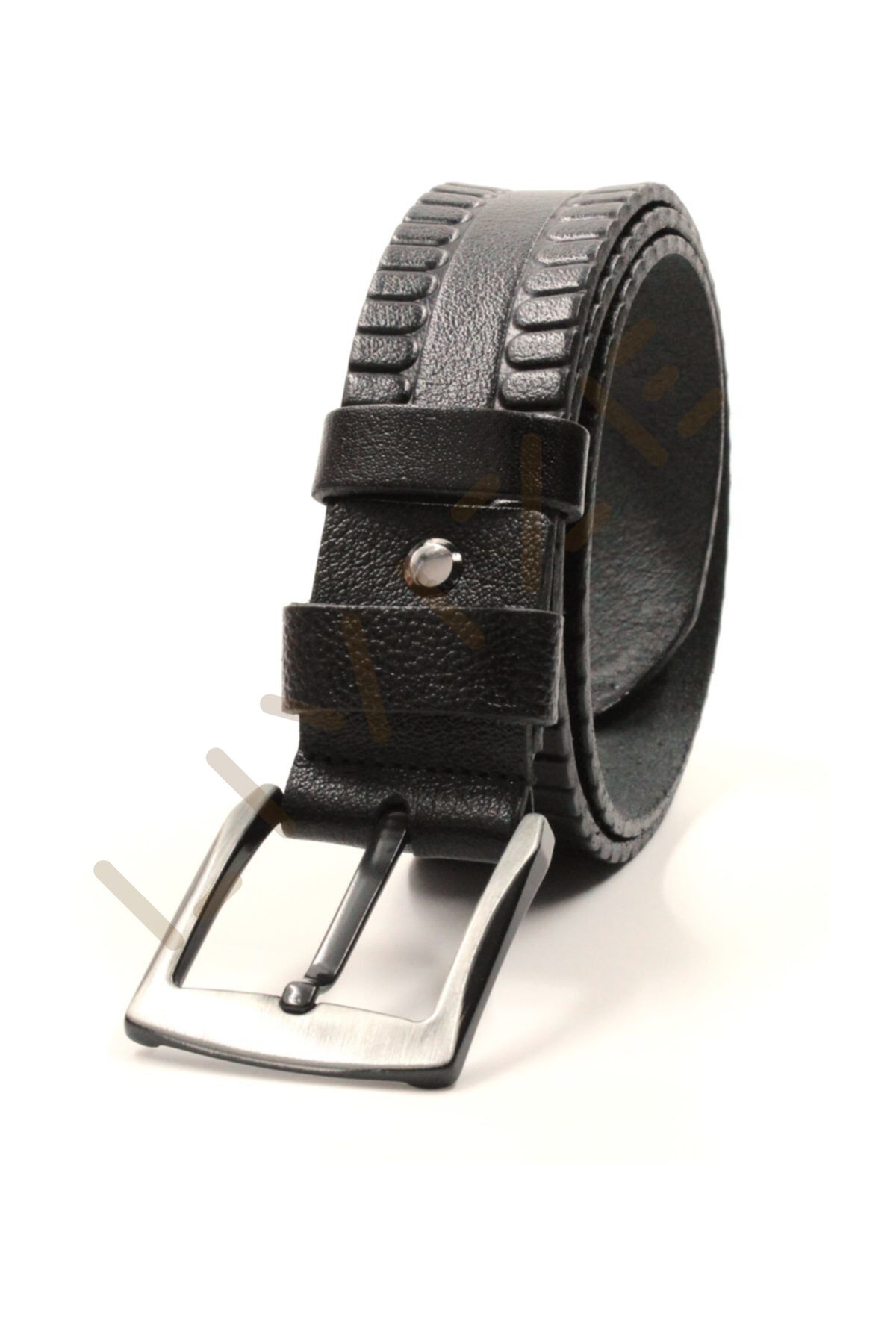 %100 Manda Derisi Erkek Kot Kemeri 4,5 cm