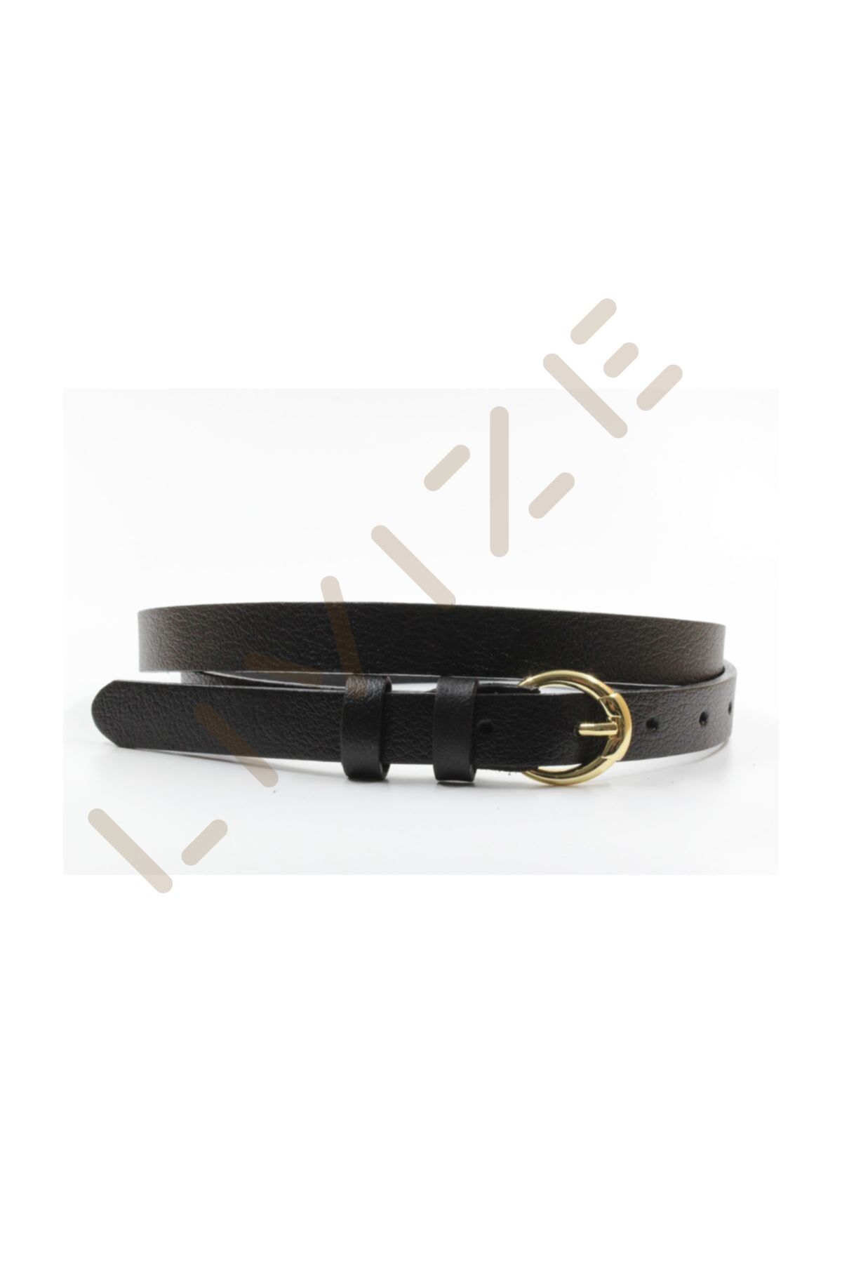 Kemer Tek Kavisli Toka Sarı 2cm.