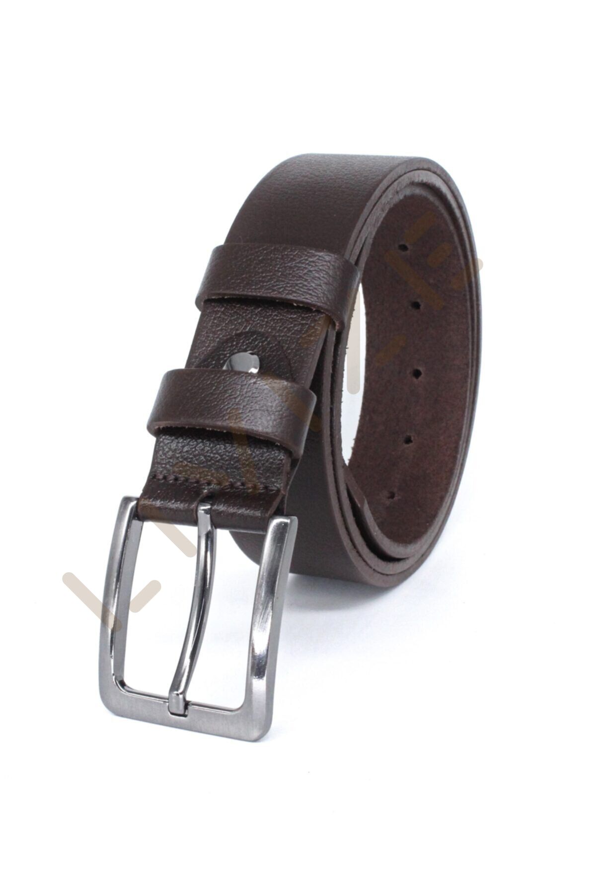 %100 Hakiki Manda Deri Klasik Erkek Kemeri 4 Cm