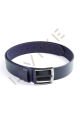 3,5cm Siyah - Lacivert 2'li %100 Manda Derisi Erkek Klasik Kemer