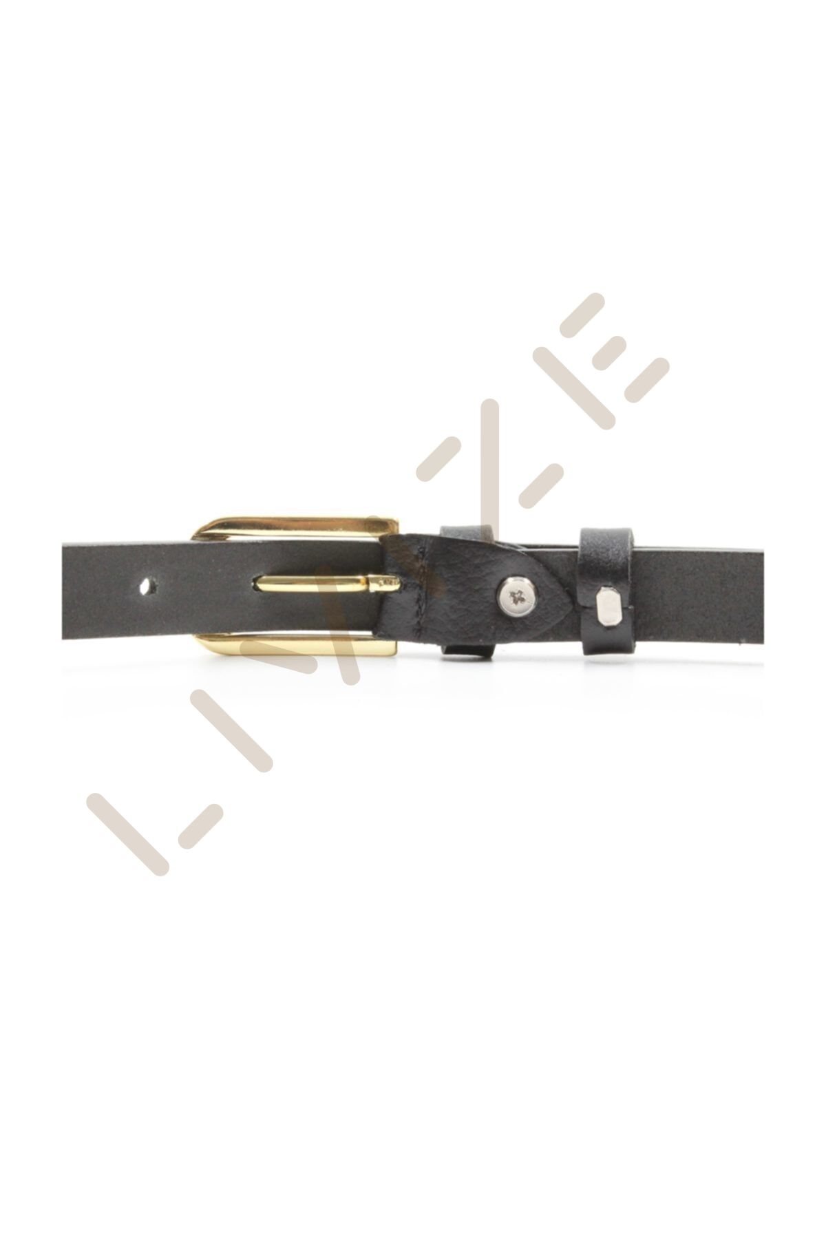 %100 Deri kadın Kemer 2 Cm Tek Uzun Tokalı