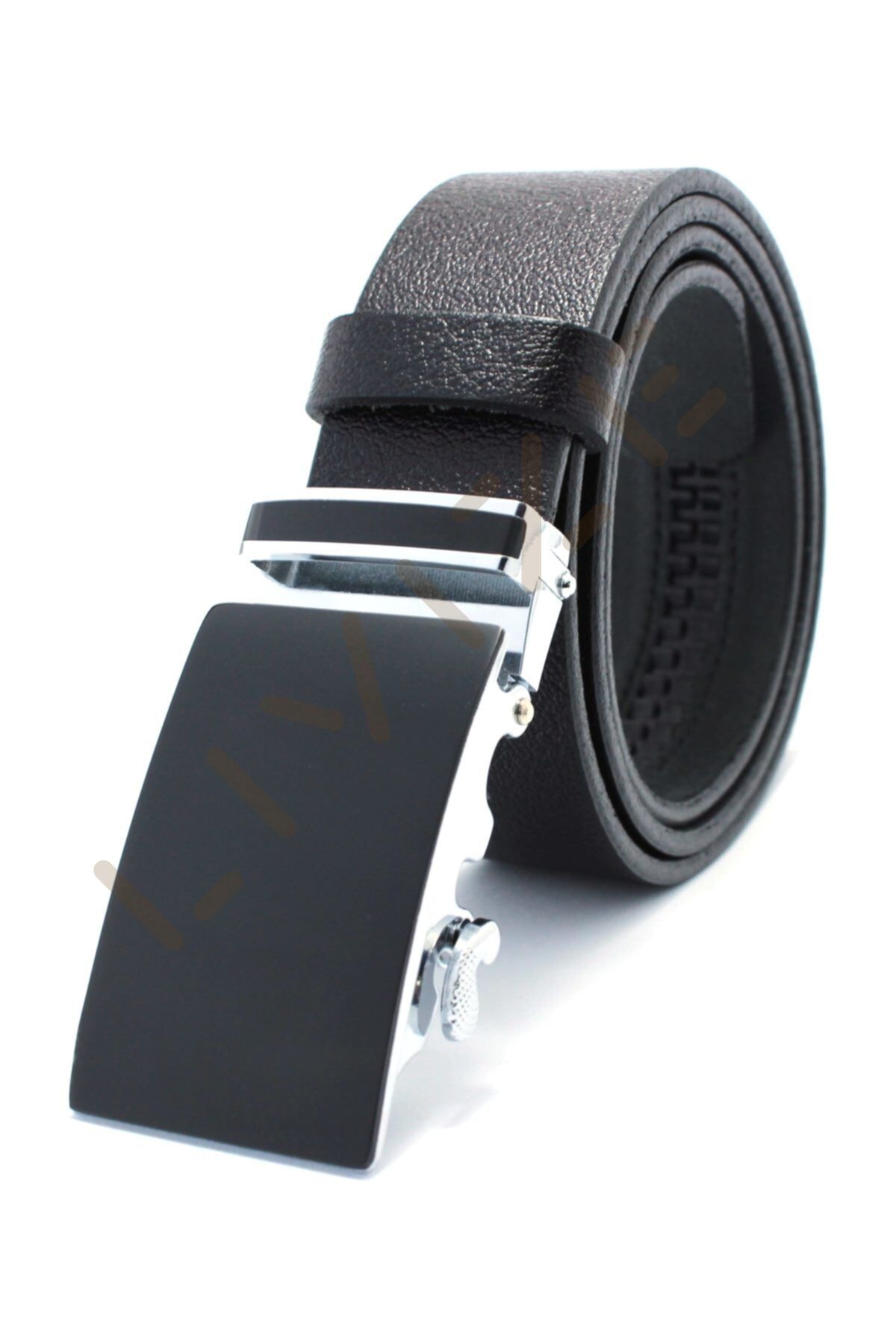 Otomatik Tokalı Deliksiz Manda Derisi Klasik Erkek Kemeri